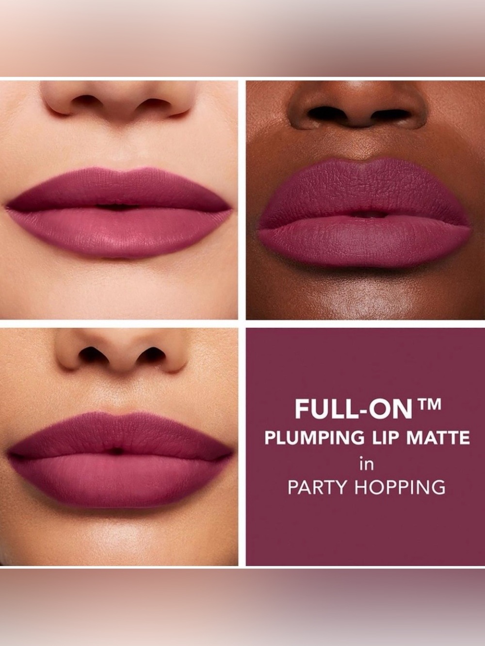 Buxom Pull-On Plumping Lip Matte Liquid Lipstick- Party Hopping